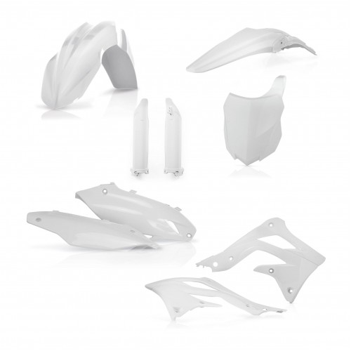 KIT PLÁSTICOS COMPLETO ACERBIS KAWASAKI KX-F 450 2013-2015 - BRANCO